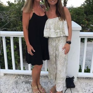 Karlie Snakeskin Jumpsuit